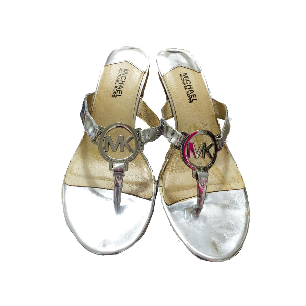 Michael Michael Kors Wmn 9 Palm Beach Wedge Sandal - Picture 5 of 6